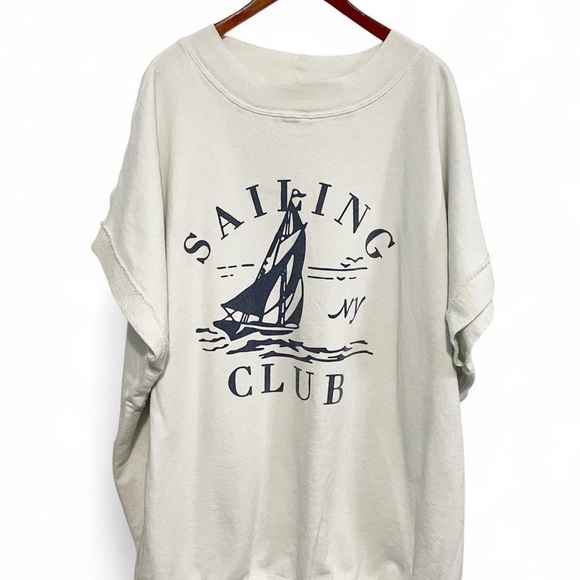 The Original Retro Brand Yacht Club Short-Sleeve Sweatshirt - Picture 3 of 8